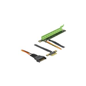 Delock PCI Express x1 to x16 with flexible cable - Udvidelseskort