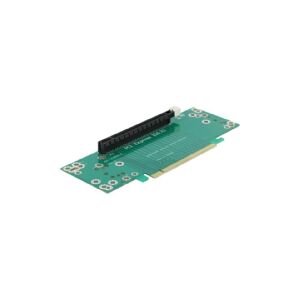 Delock Riser Karte PCI Express x16 zu x16 links gerichtet - Slothöhe 53,9 mm