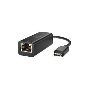 HP USB-C to RJ45 Adapter G2 - Netværksadapter - USB-C - Gigabit Ethernet x 1 - for Victus by HP Laptop 15, 16  Fortis 11 G9  Laptop 14, 15, 17  Pavilion x360 Laptop