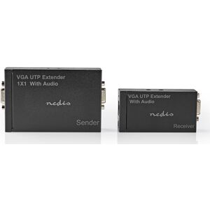 Nedis Vga- Og Lydextender - Cat 5e / Cat 6