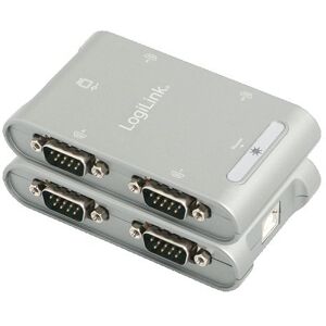 Logilink AU0032 Adaptateur USB à 4 x Serial Multicolore - Publicité