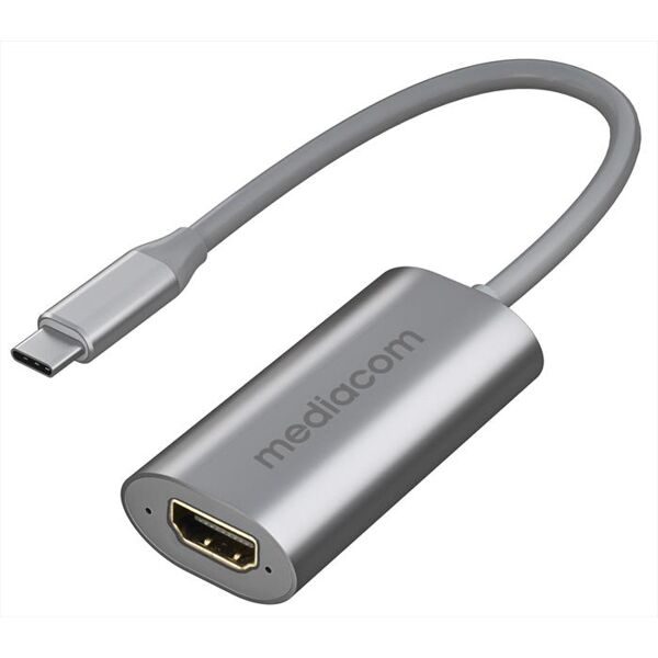 mediacom adattatore usb-c to hdmi md-c306-silver