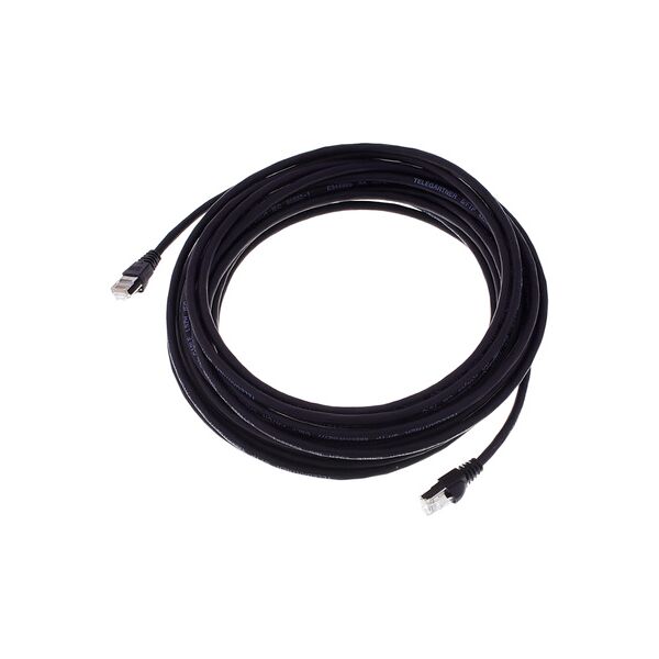 telegÃ¤rtner cat6a patchkabel 10m, sw black