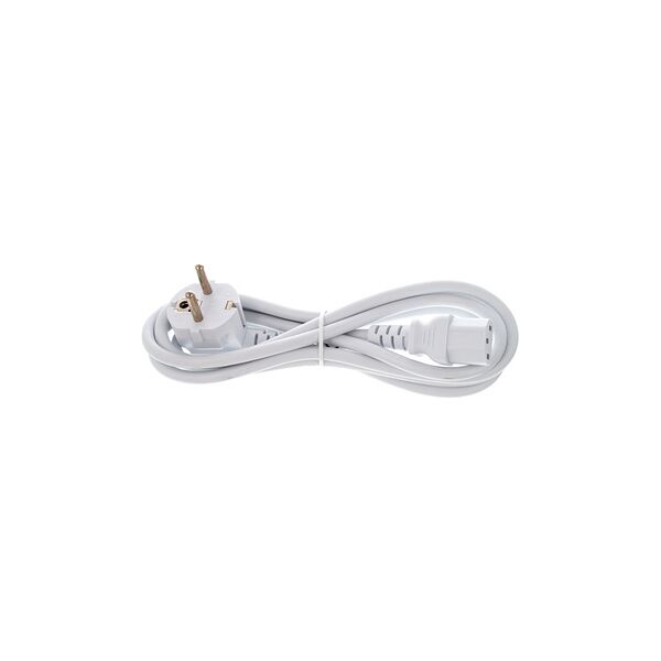 the sssnake eu power cable 1.8m white white