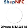 Tag NFC NTAG216 29 mm adesivi