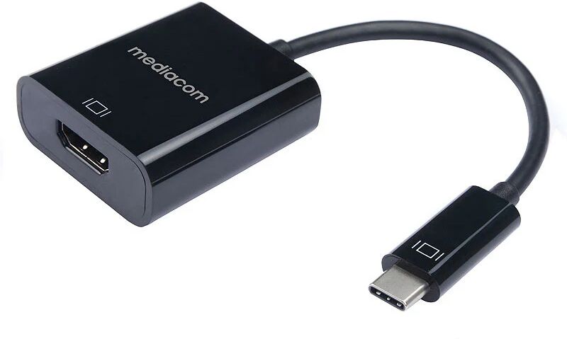 Mediacom MD-C305 cavo e adattatore video USB tipo-C HDMI Nero