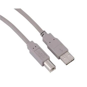 Hama Cavo USB A 2.0/USB B 2.0, 3 metri, grigio, sfuso (10 pzz.)
