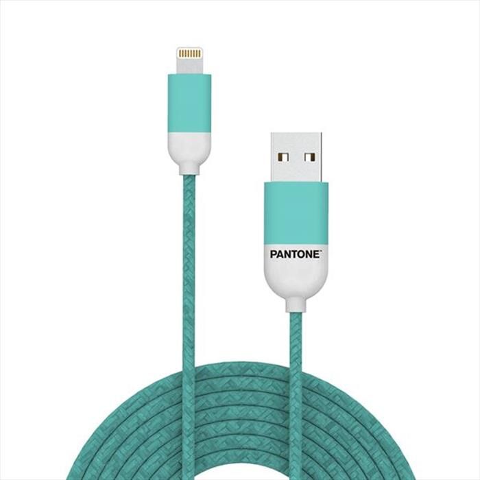 Pantone Pt-lcs001-5l Lightning Cable 1 5 Mt-azzurro/plastica