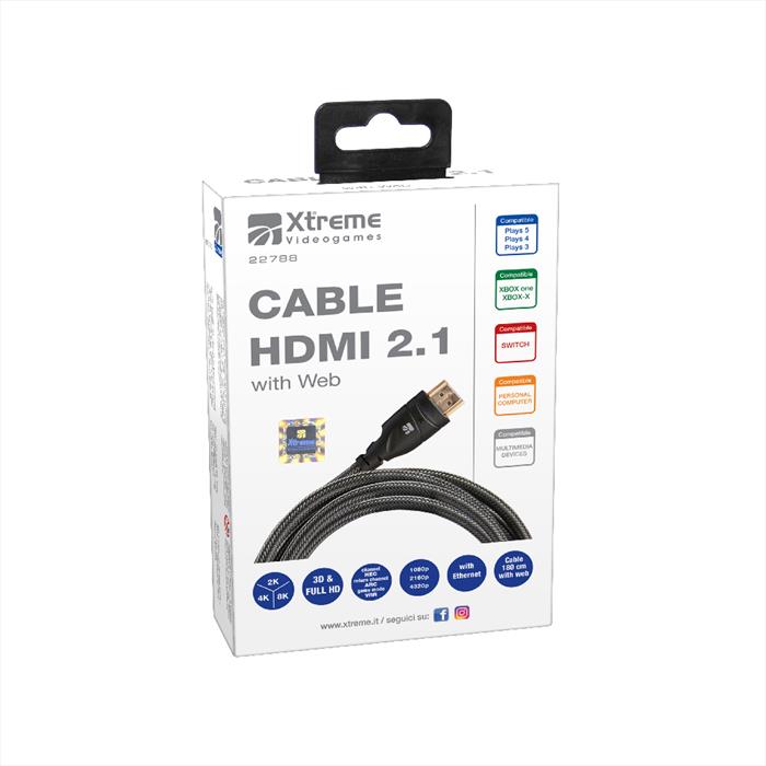 Xtreme Cavo Hdmi 2.1 Con Web-nero