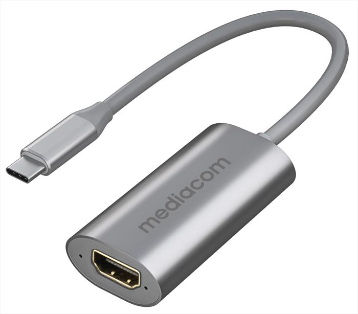 Mediacom Adattatore Usb-c To Hdmi Md-c306-silver