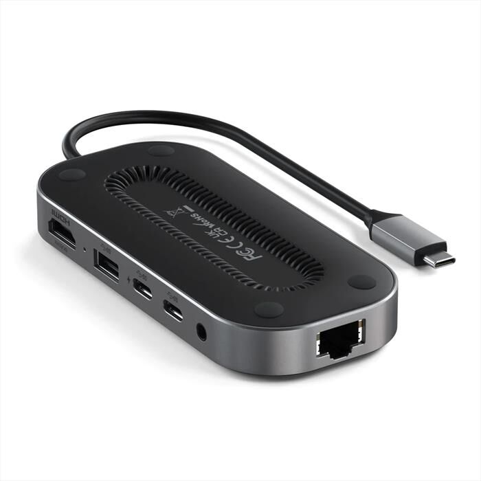 SATECHI Usb4 Multiport Adapter With 2.5g Ethernet-grigio