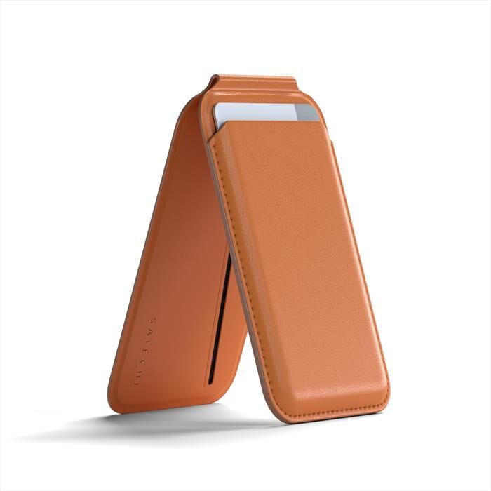 SATECHI Magnetic Wallet Stand Per iPhone 12/13/14-arancione