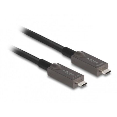 DeLOCK 84150 cavo e adattatore video 10 m USB tipo-C Nero (84150)