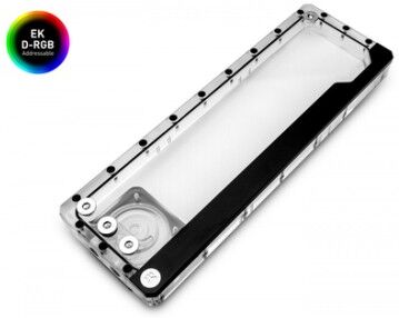 EK Water Blocks Quantum Kinetic FLT 360 Serbatoio di raffreddamento ad acqua Trasparente (3831109822463)