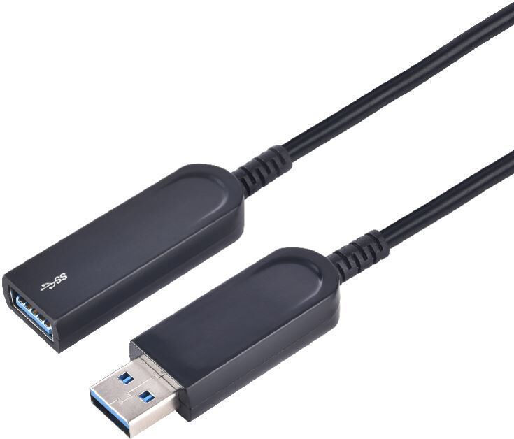 Microconnect USB3.0AAF10AOP cavo USB 10 m 3.2 Gen 1 (3.1 1) A Nero [USB3.0AAF10AOP]