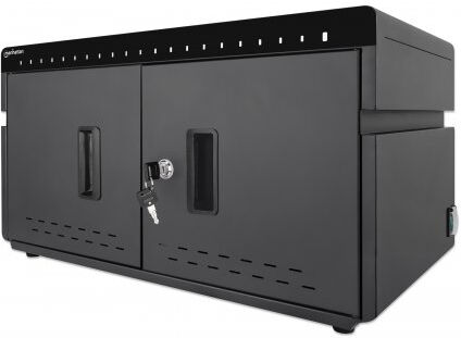 Manhattan 715959 portable device management cart&amp; cabinet Armadio per la gestione dei dispositivi portatili Nero [715959]