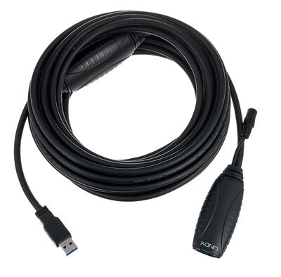 Lindy USB 3.0 Extension Cable 10m Black