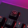 Kashasin Aangepaste Gaming Key Cap CSGO Captain Movie Game Metalen Keycap voor Cherry MX-schakelaar ESC-sleutel met Keycap Puller R4 Hoogte Past op de meeste toetsenborden (Targaryen)