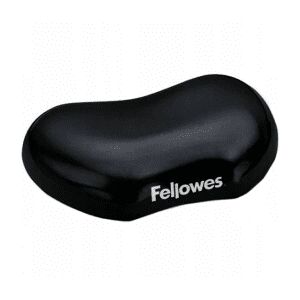 Fellowes 9112301 Crystal Gel Flex Wrist Rest - Black