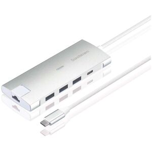 SANDSTROM SMHBCPD21 8-port USB Type-C Connection Hub