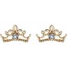 Disney Jewelry Kinderohrring 375er Gelbgold Ohrringe Damen