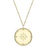 Glanzstücke München - Halskette Kompass Sterling Silber in Silber Ketten Damen