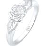 Elli - Bandring Rose Blume Vintage Look Trend 925 Silber Ringe Damen