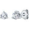 Trilani - Diamant-Ohrstecker Sterling Silber Lab Grown Diamond in Silber Ohrringe Damen