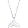 Elli - Walflosse Fisch Meer Ozean 925 Sterling Silber Ketten Damen