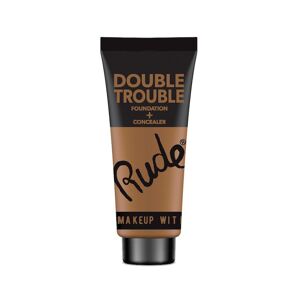 Rude Cosmetics - Double Trouble + Concealer Foundation 30 ml Cocoa