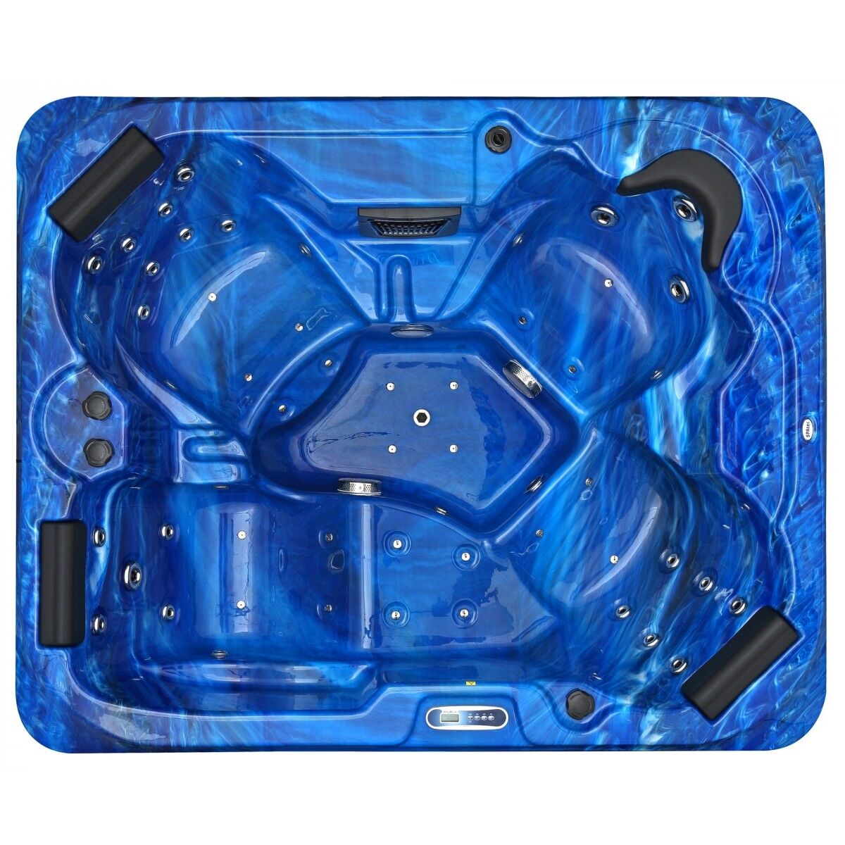 Spatec Jacuzzi Outdoor Whirlpools - SPAtec 500B blau