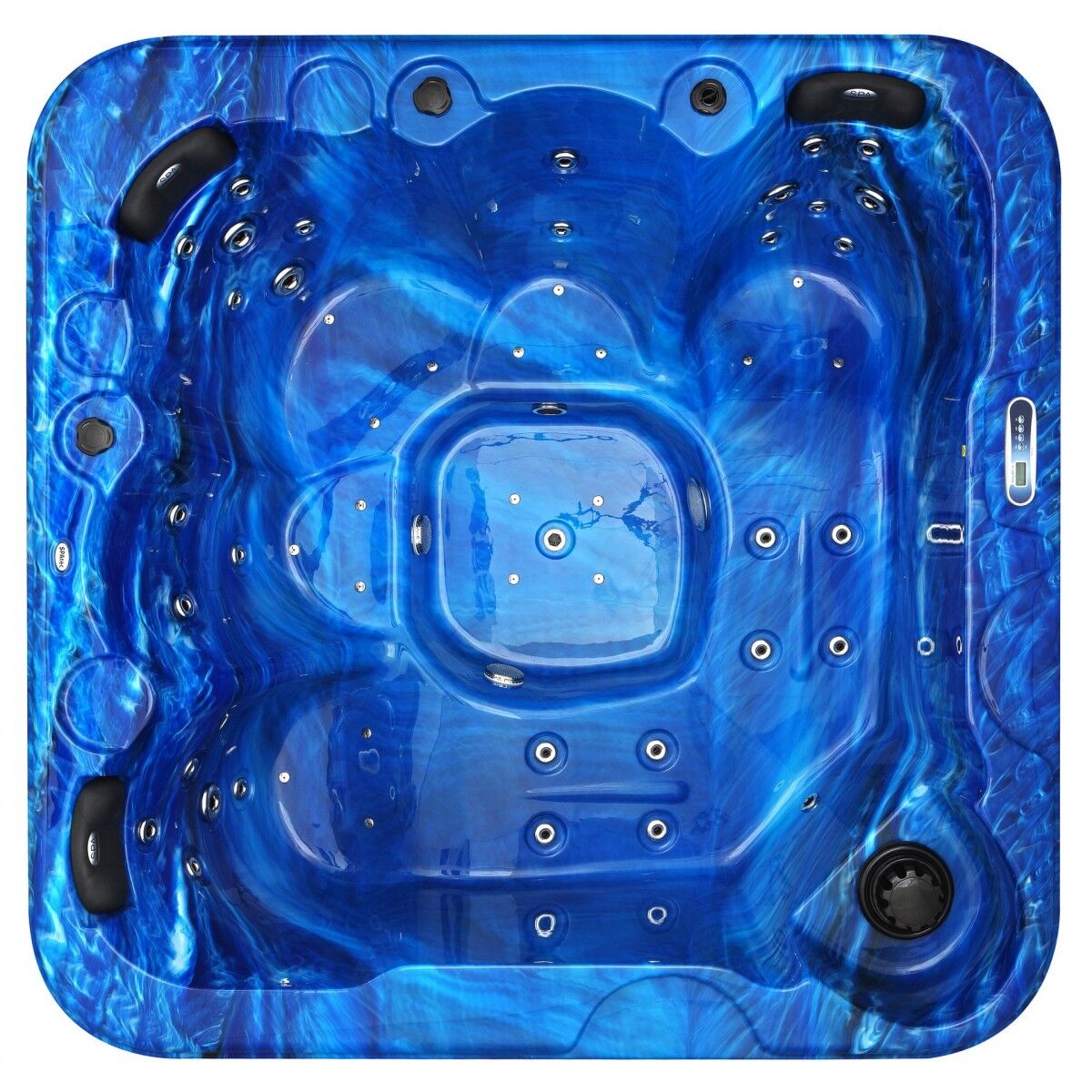 Spatec Jacuzzi Outdoor Whirlpools - SPAtec 700B blau
