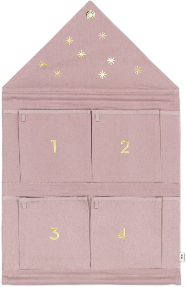 ferm LIVING - House Adventskalender 4 Fächer, rose