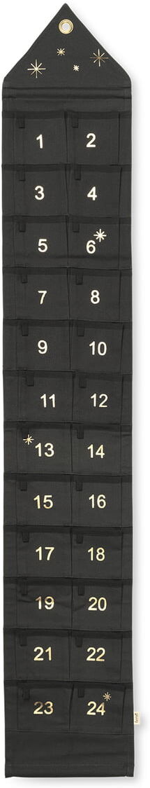 ferm LIVING - House Adventskalender, schmal / dunkelgrün