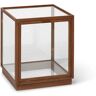 ferm LIVING - Miru Glas Vitrine Montre, Eiche dunkel gebeizt