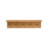 ferm LIVING - Place Wandregal mit 5 Haken, L 75 cm, Eiche