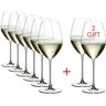 Riedel - Veritas Champagner Weinglas, transparent, 445 ml (6+2 gratis)