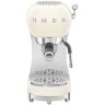 SMEG - Espresso Kaffeemaschine mit Siebträger ECF02, creme, Tritan™ Renew