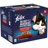 Felix "So gut wie es aussieht" Pouches 24 x 85 g - Huhn, Lamm, Rind, Kaninchen