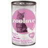 zoolove Sparpaket: zoolove Katzenfutter 24 x 140 g - Hühnchenfilet