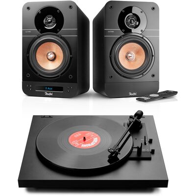 Teufel ULTIMA 25 AKTIV + Pro-Ject A1.2 Schwarz Teufel ULTIMA 25 AKTIV + Pro-Ject A1.2 Schwarz