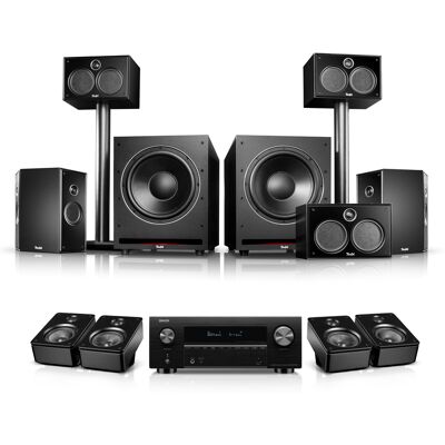 Teufel SYSTEM 6 THX + DENON X3800H für Dolby Atmos Schwarz/- Teufel SYSTEM 6 THX + DENON X3800H für Dolby Atmos Schwarz/-
