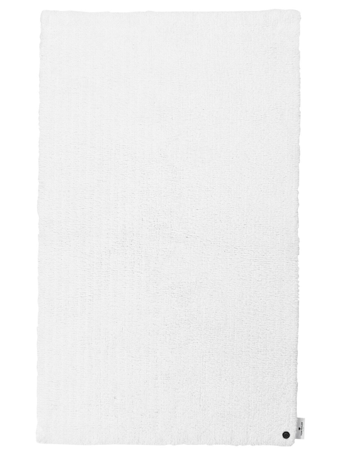 TOM TAILOR Mittelgroßer Badezimmerteppich,  white, Größe: 60/100