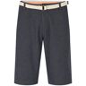 TOM TAILOR Herren Chino Bermuda Shorts, blau, Muster, Gr. 33, baumwolle