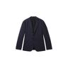 TOM TAILOR Herren Blazer mit aufgesetzten Taschen, blau, Uni, Gr. 52, polyester