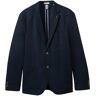 TOM TAILOR Herren Blazer mit Leinen, blau, Uni, Gr. 54, leinen