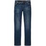 TOM TAILOR Damen Alexa Straight Jeans mit Bio-Baumwolle, blau, Uni, Gr. 29/32, baumwolle