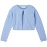 TOM TAILOR Kinder Bolero Strickjacke mit Bio-Baumwolle, blau, Gr. 92/98, baumwolle