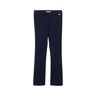 TOM TAILOR Kinder Flared Leggings, blau, Uni, Gr. 128/134, viskose