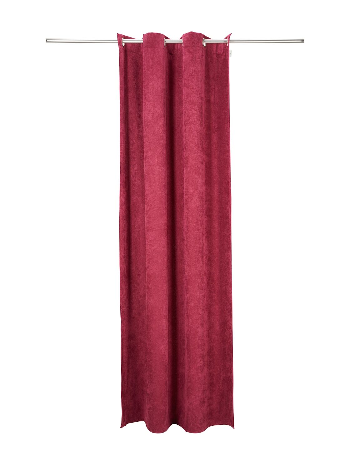 TOM TAILOR Vorhang in Cord-Optik,  wine-red, Größe: 140/245